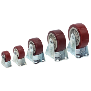 Ruedas giratorias medianas de goma de <span class=keywords><strong>25mm</strong></span>, 40mm, 50mm, ruedas giratorias de poliuretano para muebles, 1 pulgada - Product Image 4