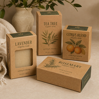 Boîtes d'Emballage Produit OEM de Haute Qualité, Boîtes à Savon Personnalisées en Papier Carton Blanc