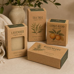 High Quality OEM Product Packaging <strong>Box</strong> White Card Paper Custom <strong>Soap</strong> <strong>Boxes</strong> Packaging - Product Image 3