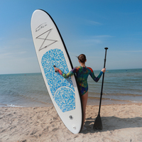 FUNWATER Drop Shipping sup Paddle Board Gonflable, Planche de Surf Gonflable avec Lumière LED