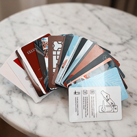 Tarjeta de Llave de Hotel RFID NFC de PVC con Chip de 13.56 MHz y Memoria de 1K Bytes para Uso Comercial y de Membresía, Tarjeta Inteligente CR80