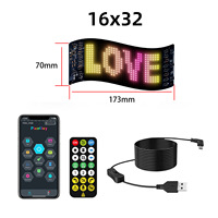 Outdoor Car Windshield LED Full-Color Display Screen Scrolling Text Animation Advertising SDK Enabled 1 Year Warranty IP65 Rated