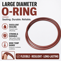 Präzisionsgefertigter Großdurchmesser O-Ring aus Lebensmittelqualität Silikon Hochtemperaturbeständige Farbige Gummi-O-Ring-Dichtung