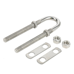 Крепежный U-образный болт для морских судов из нержавеющей стали 304 с гайками и пластинами - Product Image 4
