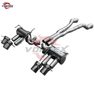 Sistema de Escape Electrónico Vortex de Acero Inoxidable con Válvula Dorada para Ferrari F12 con Sistema de Escape Catback con Válvula - Product Image 2