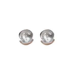 Pendientes de Plata S925 con 8-12 Perlas JG5170, Accesorios de Joyería Hechos a Mano en Bandeja Vacía - Product Image 5