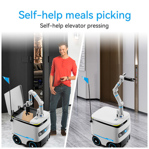 Alpha robot không thấm nước cà phê Pizza bia bưu kiện giao hàng tận nơi robot thực phẩm dịch vụ người lái robot trong nhà và ngoài trời - Product Image 3