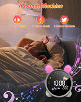 Reloj Despertador LED Digital con Cambio de Color, Entrenador de Sueño para Niños, Luz Nocturna Recargable para Dormitorio, Sala de Estar, Oficina y Exteriores