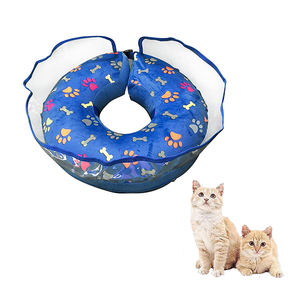 <span class=keywords><strong>Collar</strong></span> de cono de perro suave inflable de recuperación de mascotas isabelinas para perros y gatos cómodos ajustables para después de la cirugía - Product Image 6