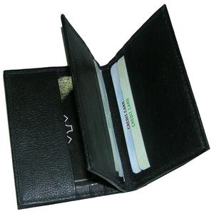 Porte-cartes de visite en cuir avec logo personnalisable étui vierge avec motif imprimé - Product Image 1