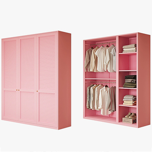 Nuovo <span class=keywords><strong>armadio</strong></span> in acciaio per la stanza dei bambini guardaroba senza formaldeide - Product Image 1