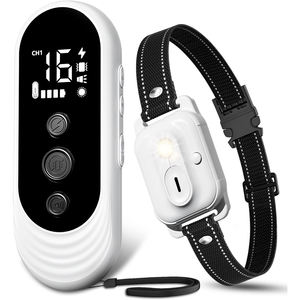 Hunde-Antibell-Halsband aus Kunststoff, Wasserdicht IPX7, Wiederaufladbare Batterie - Vollständig Anpassbare Dienstleistungen für Haustierzubehör - Product Image 1