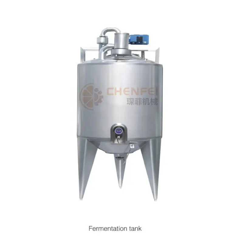 200l till 2000l industrial airlock fermenting equipment milk yogurt vinegar wine beer fermentation tank