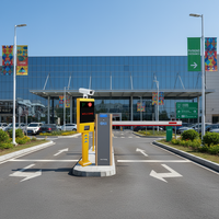 Barrière de stationnement RFID personnalisée pour l'extérieur avec caméra de surveillance, vision nocturne et système de reconnaissance de plaque d'immatriculation