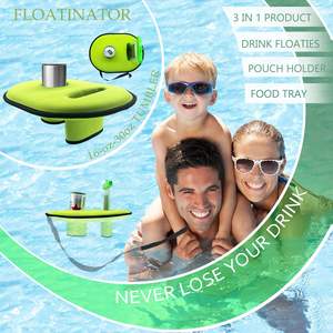Portavasos Flotante para Piscina, Bolsa de Neopreno para Teléfono, Flotador para Adultos, Bandeja Flotante para Bebidas - Product Image 4