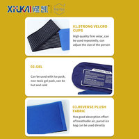 Boîte à Gels Réutilisables Chaud/Froid (2 pièces) avec Sangle Élastique, Micro-ondable et Congelable, pour Soulagement de la Douleur, Marque Privée OEM