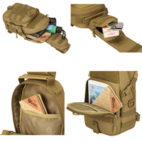 Sacs tactiques multifonctionnels imperméables Protector Plus 20L, sac de poitrine tactique, sac à bandoulière simple, pochette Molle pour hommes