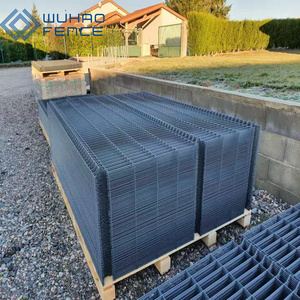 Pvc Coated 50x200mm High Quality 3d Bending Curved Welded Wire <strong>Mesh</strong> Farm Garden Fence Panel - Product Image 1