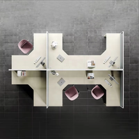 Paravent de bureau pour zone de réception de salle de sport avec panneau acoustique robuste et design moderne pour hall de centre de fitness
