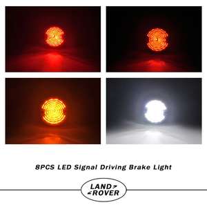 ชุดหลอดไฟ LED อัปเกรดชัดเจน73มม. ไฟ LED สไตล์เข้ากันได้กับ LAND ROVER DEFENDER PART <span class=keywords><strong>DA1191</strong></span> - Product Image 5