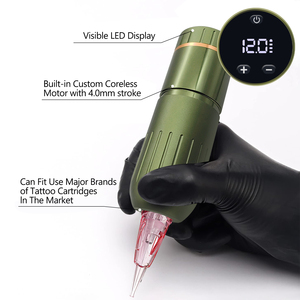 La pluma de pistola de tatuaje inalámbrica de la máquina más ligera y más corta con motor rotativo por fuente de alimentación de batería inalámbrica Mcore - Product Image 5