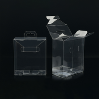 Boîte transparente en PVC Cube 0,35 mm, emballage transparent en PET, boîte en PVC vinyle transparent, emballage en plastique