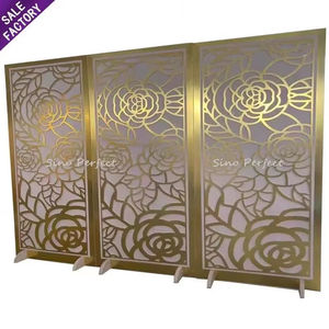 Sinoperfect Nouveau design Panneau sculpté 3D Support de toile de fond Décoration de mariage Conception de toile de fond pour la décoration d'événements - Product Image 1