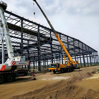 Asequible Granja de cabras Autoalmacenamiento Estructura de almacén de metal Armaduras de techo Cobertizos Edificio de acero prefabricado