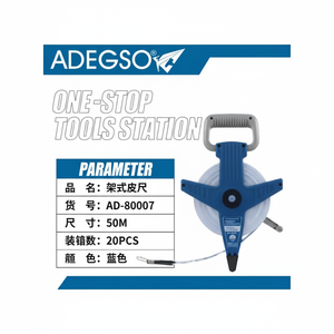 50m nastro di misura in fibra di vetro costruzione e strumento di rilevamento con sistemi imperiali & metrici acciaio & ABS materiale rivestimento in PVC - Product Image 1