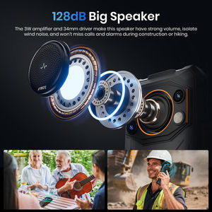 Fossibot F110L โทรศัพท์มือถือที่ทนทานที่สุด 128GB สำหรับเล่นเกม กิจกรรมกลางแจ้ง ปีนเขา ดำน้ำ แบตเตอรี่ขนาดใหญ่ NFC กล้องมองกลางคืน IP68 GSM สมาร์ทโฟน - Product Image 2
