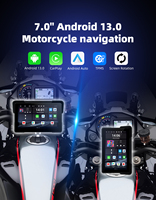 Navigateur GPS portable sans fil pour moto avec Carplay, écran 7 pouces, Bluetooth, TMPS, Android Auto avec système Android 13, Karadar M22