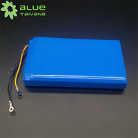 Baterai Li-polymer Isi Ulang Berkualitas Tinggi 155590 7.4v 5000mah untuk Kunci Pintu Pintar Nom 7.4v 5000mah 37wh Paket Baterai Lithium