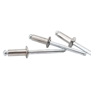 Remache ciego de aluminio, paquete de 100 unidades, CT 4.8 mm x 25 mm, remache POP con agarre de aluminio y mandril de acero inoxidable - Product Image 1