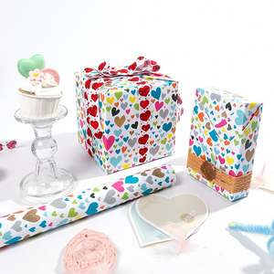 Wholesale 80g <b>Birthday</b> Polka Dots and Fluorescence Art <b>Paper</b> Tissue 43*300cm Gift Luxury Custom Packaging <b>Wrapping</b> <b>Paper</b> <b>Roll</b> - Product Image 1