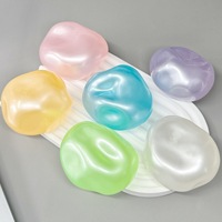 Balle anti-stress artisanale en vaseline nacrée, couleurs assorties (bleu, rose, jaune, vert, violet), petit jouet de relaxation, tendance transfrontalière