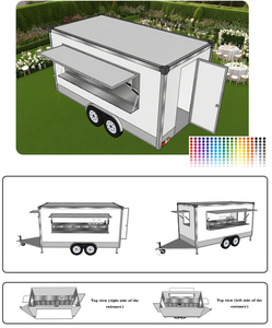 Fully Equipped <strong>Food</strong> Truck Street Customized <strong>Mobile</strong> <strong>Food</strong> Concession Trailers - Product Image 4