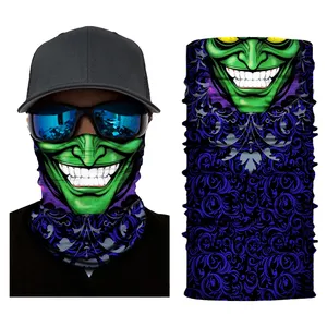 Wholesale Funny Multifunction Headwear Outdoor Sports Hot Sale Stock Seamless Bandanas Neck Gaiter