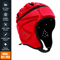 Casque de football souple personnalisé en usine couvre-chef de rugby Scrum 7 V 7 casque de rugby casque à coque souple