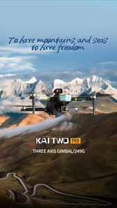 Drones KAI TWO Pro, Quadcopter Profesional con Motor sin Escobillas, PTZ de 3 Ejes, FPV, UAV, con Cámara 4k, Drones Kai Two - Product Image 2