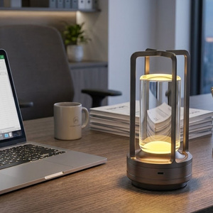 LED Kablosuz Masa Lambası Pilli Kısılabilir Şarj Edilebilir Masa Lambası Akşam Yemeği/Yemek Odası/Yatak Odası/Bar/Kamp/İç Mekanlar için - Product Image 6