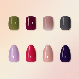 เล็บปลอม BTArtbox สีพื้นล้วน คุณภาพสูง ขายส่ง เล็บเจลสั้นทรงเหลี่ยม สีน้ำตาลอ่อน สำหรับติดเล็บแบบกด - Product Image 1