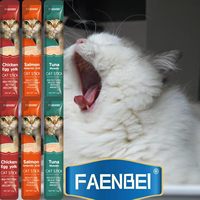 Friandise crémeuse pour chat, nourriture pour poissons d'aquarium FAENBEI, prix d'usine, nourriture riche en protéines pour poissons rouges, koïs et poissons tropicaux