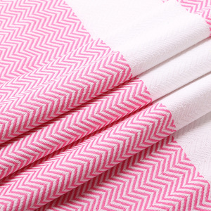Turkish Tassel Bath <b>Towel</b> 100x180cm Chevron Pattern Polyester Cotton Skin-Friendly <b>Beach</b> <b>Towel</b> for Kids and Adults - Product Image 3