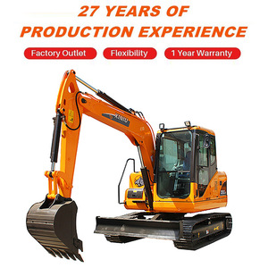 Excavadora de cadenas hidráulica Rhinoceros XN80E de 8 toneladas, máquina excavadora mini importada, marca con certificado CE/EPA - Product Image 2