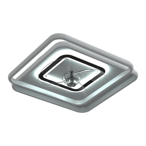 Ventilador de Techo LED Moderno con Control Remoto, Luz Acrílica, Motor AC, Regulable, 6 Velocidades, para Dormitorio y Sala de Estar - Product Image 1