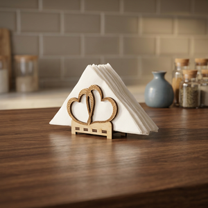 B.S. Porta Servilletas de Madera Impermeable Personalizado, Juego de Cajas para Pañuelos de Estilo Americano, Diseño Único para Restaurante - Product Image 2