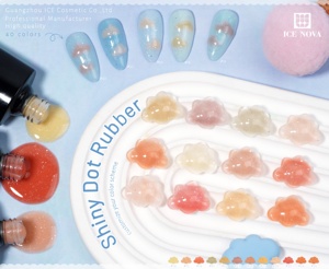 เบสโค้ทยาง Shiny Dot คุณภาพสูง ทนทาน ใช้งานได้หลากหลาย มี 40 สี เจลเบสยาง บรรจุภัณฑ์แบบ OEM  รับผลิตตามสั่ง ขวดแบบส่วนตัว - Product Image 5