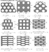 Plaques de treillis métallique décoratif en fer plastifié pour plafond, épaisseur de plaque 0,5-12 mm