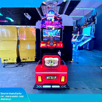 Anime Arcade Factory Promotion : Machine de jeu de simulation de conduite rapide de dirigeable, petite installation de jeu de course, modèle métallique simple