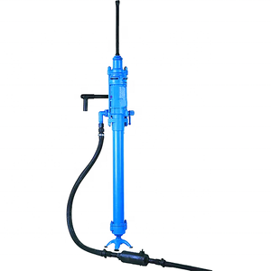 Marteaux pneumatiques robustes en promotion avec pompe intégrée, portables et faciles à utiliser, haute fréquence d'impact, profondeur de perçage <span class=keywords><strong>max</strong></span>. 5 m pour l'exploitation minière - Product Image 2